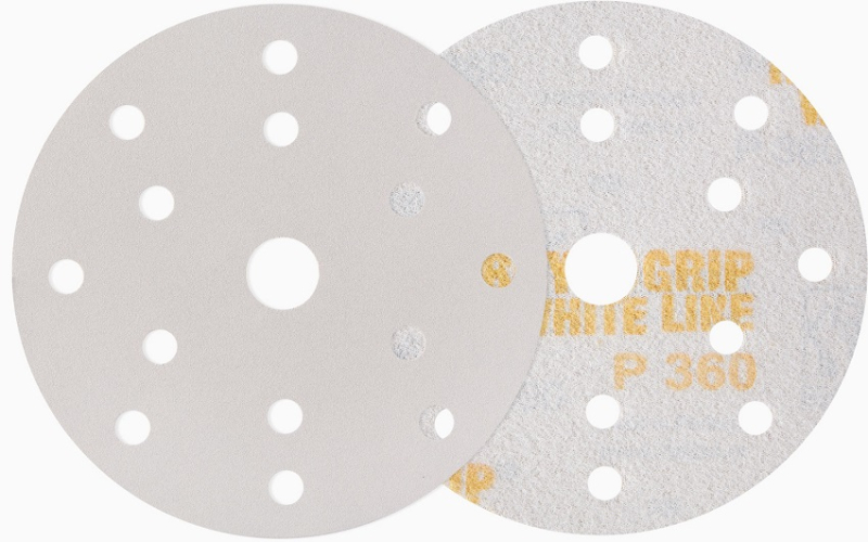 Rhynogrip White Line Schleifscheiben 15-Loch 150mm (50Stk.)